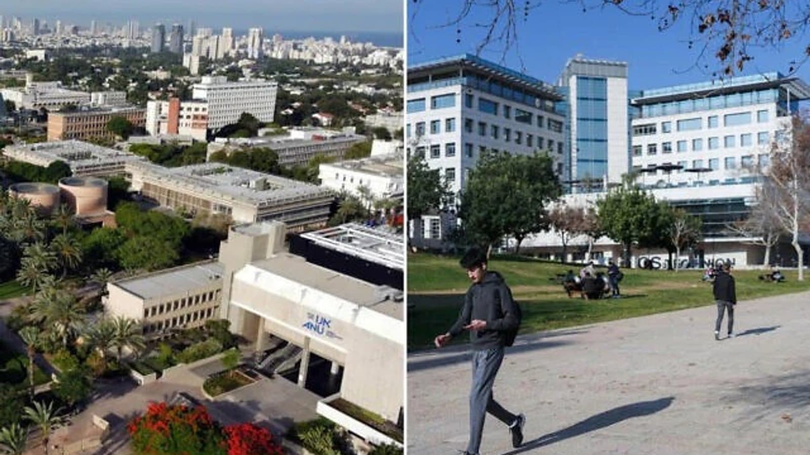 The Tel Aviv University and Technion campuses. File photograph. תצלום ארכיון.