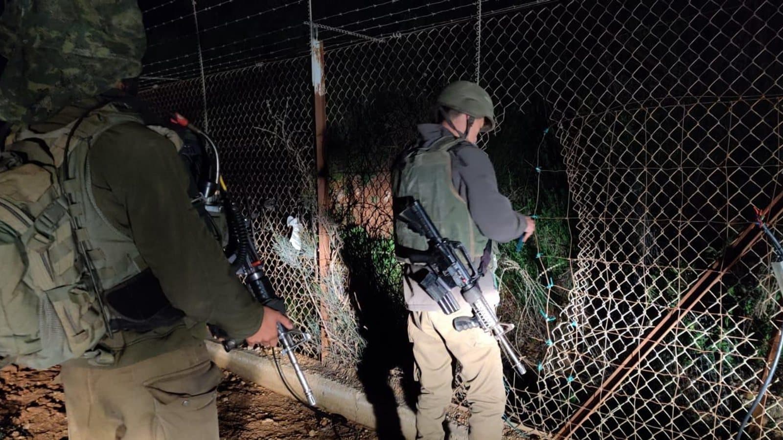 Israel's border fence with Lebanon was damaged in three spots. I. File photograph.