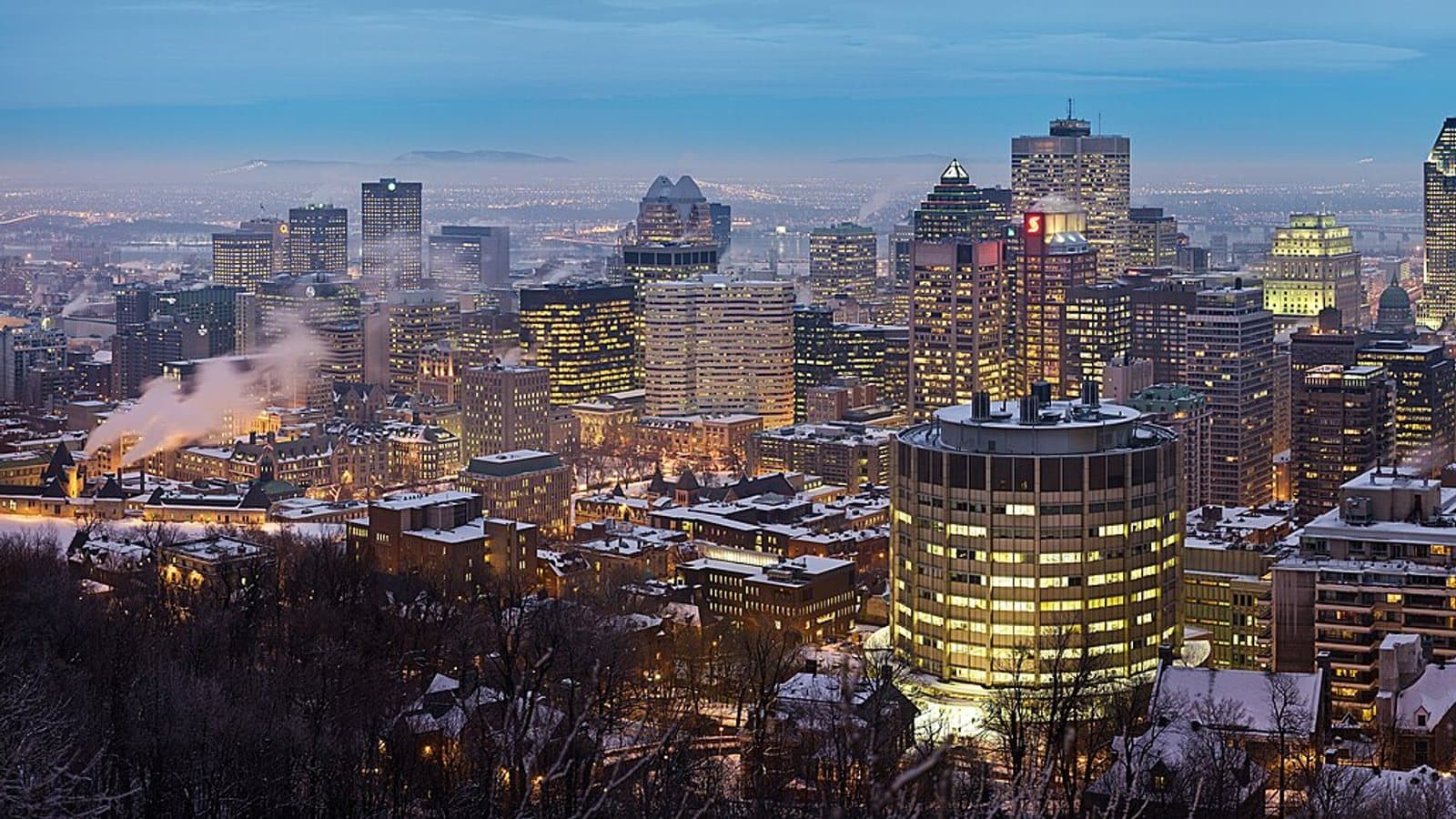 Montreal Twilight Panorama 2006. File photograph.